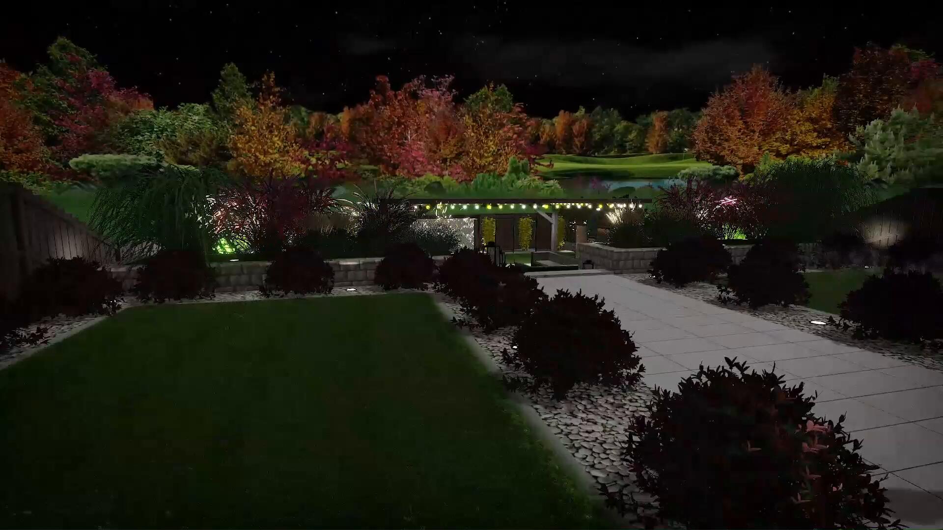 nighttime view
